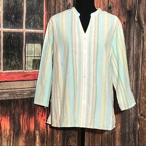NWOT Colorful Striped Top